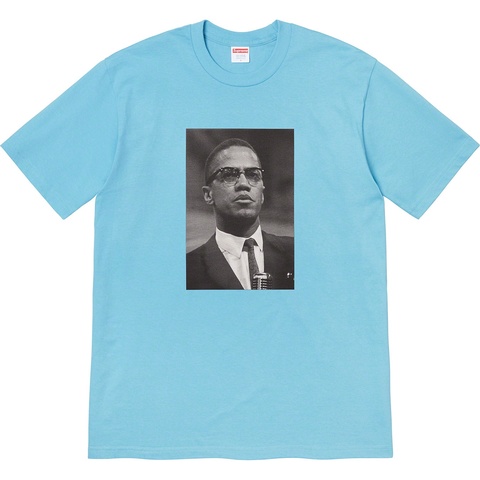 Supreme Malcolm X Tee - Light Slate