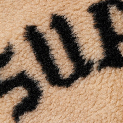 Supreme Star Fleece Jacket - Natural