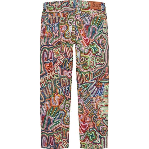Supreme Chainstitch Regular Jean - Multicolor