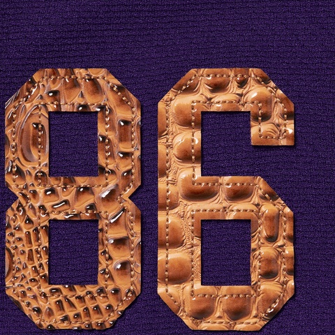 Supreme Faux Croc Basketball Short - Purple