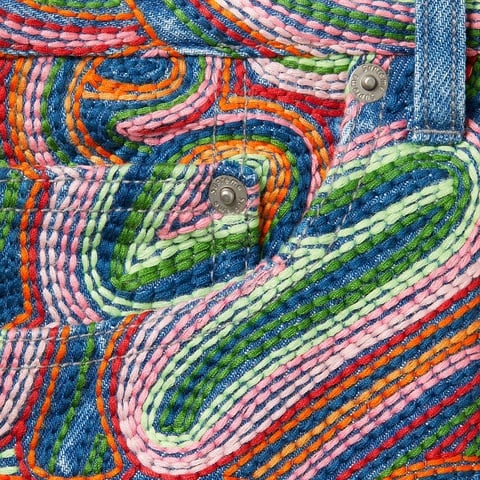 Supreme Chainstitch Regular Jean - Multicolor