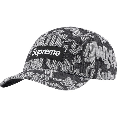 Fat Tip Jacquard Denim Camp Cap - Supreme