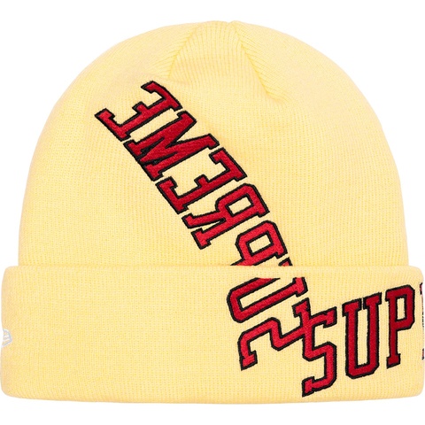 Supreme New Era® Multi Arc Beanie - Pale Yellow
