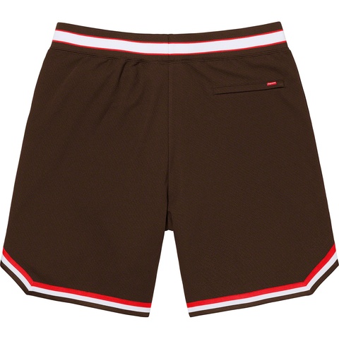 Supreme Faux Croc Basketball Short - Brown