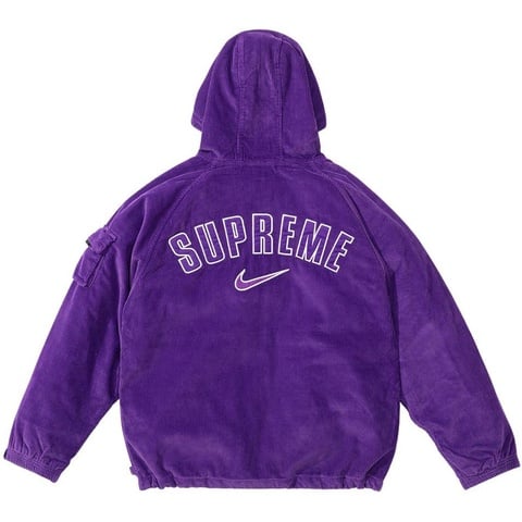 Supreme®/Nike® Arc Corduroy Hooded Jacket - Supreme
