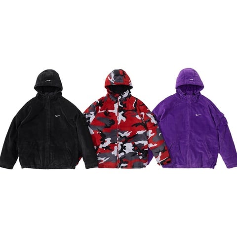 Supreme®/Nike® Arc Corduroy Hooded Jacket - Supreme