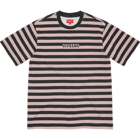 Supreme Reverse Stripe S/S Top - Black