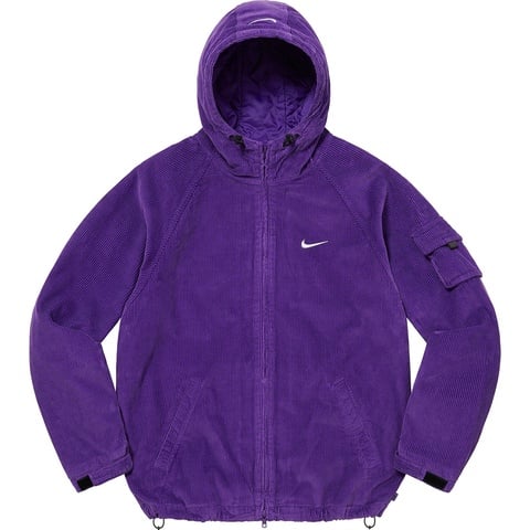 Supreme®/Nike® Arc Corduroy Hooded Jacket - Supreme