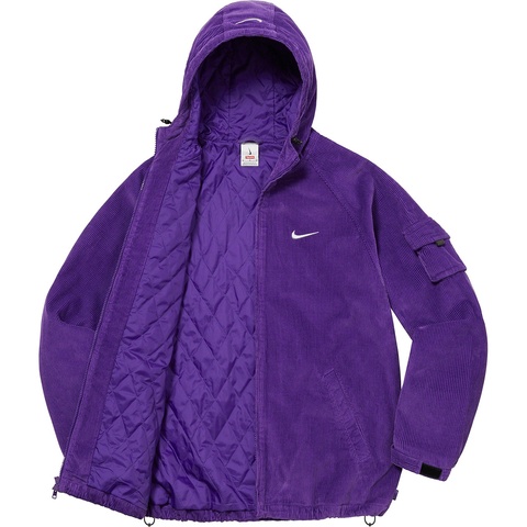 Supreme®/Nike® Arc Corduroy Hooded Jacket - Supreme
