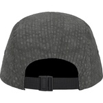 Supreme Washed Seersucker Camp Cap (SS22) - Black