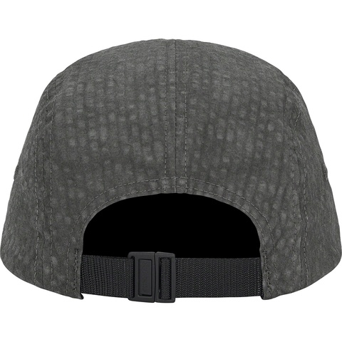 Supreme Washed Seersucker Camp Cap - Black