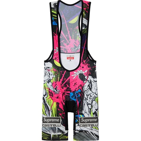 Supreme Supreme®/Castelli Silver Surfer Cycling Bib Short - Multicolor