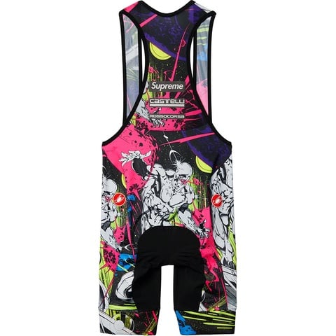 Supreme Supreme®/Castelli Silver Surfer Cycling Bib Short - Multicolor