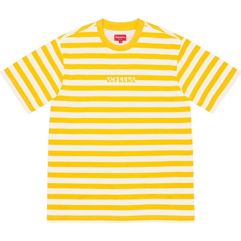 Supreme Reverse Stripe S/S Top - Yellow