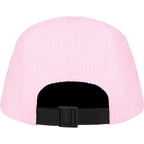 Supreme Washed Seersucker Camp Cap - Light Pink