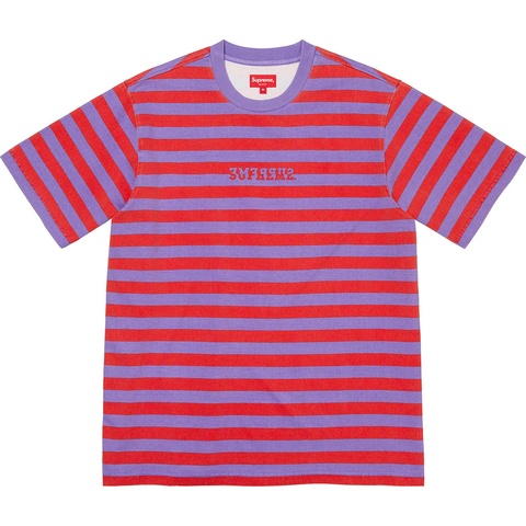 Supreme Reverse Stripe S/S Top - Red