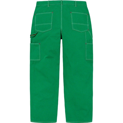 Supreme Double Knee Canvas Painter Pant - Green