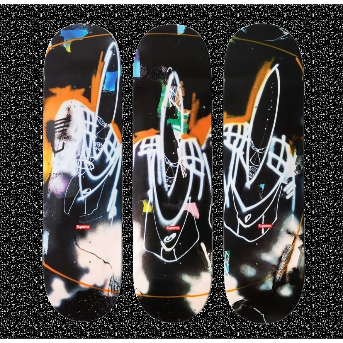 スケートボード Supreme Futura Skateboard Deck Set of 3 Futura Skateboards (Set of 3) - spring/summer 2022 - Supreme