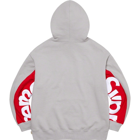 Supreme Cropped Panels Hooded Sweatshirt - Grey
