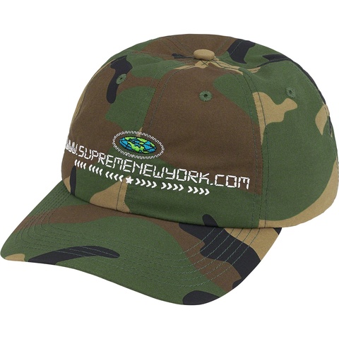 Supreme URL 6-Panel - Woodland Camo