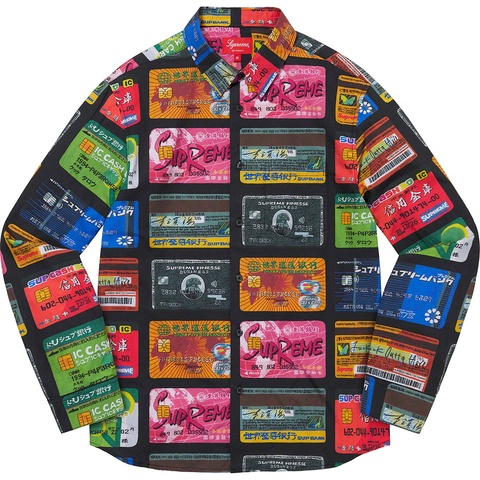 Supreme Credit Cards Shirt - Multicolor
