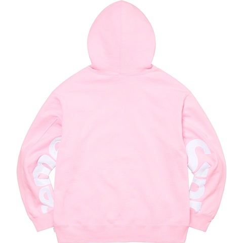 Supreme Cropped Panels Hooded Sweatshirt - Light Pink