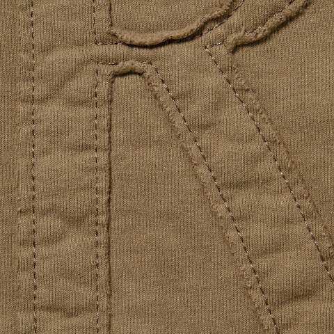 Supreme Tonal Appliqué Crewneck - Olive Brown