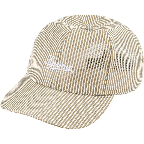 Supreme Stripe Mesh 6-Panel - Taupe