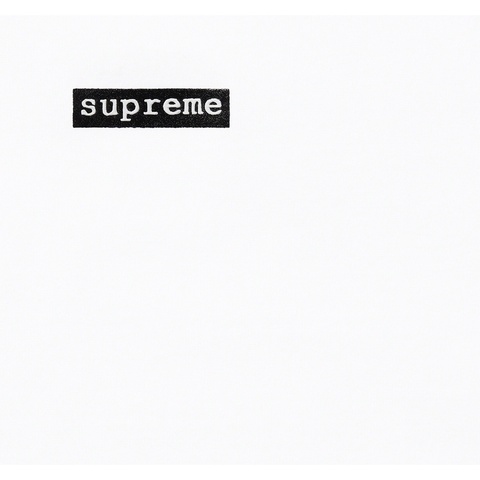 Supreme Typewriter S/S Top - White