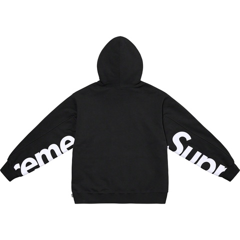 Supreme Cropped Panels Hooded Sweatshirt - Black