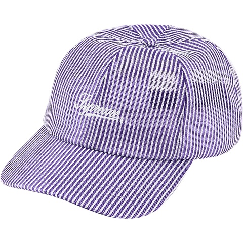 Supreme Stripe Mesh 6-Panel - Purple