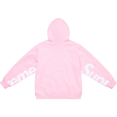 Supreme Cropped Panels Hooded Sweatshirt - Light Pink