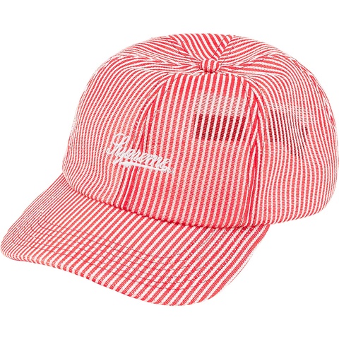 Supreme Stripe Mesh 6-Panel - Red