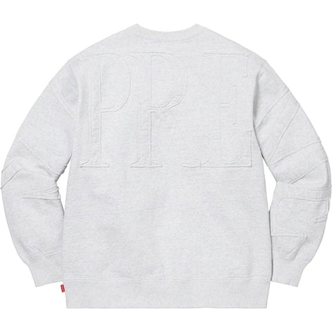 Supreme Tonal Appliqué Crewneck - Ash Grey