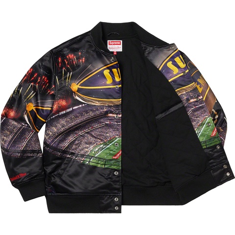 Supreme®/Mitchell & Ness® Stadium Satin Varsity Jacket - Supreme