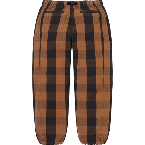Supreme Belted Trail Pant - Brown Plaid