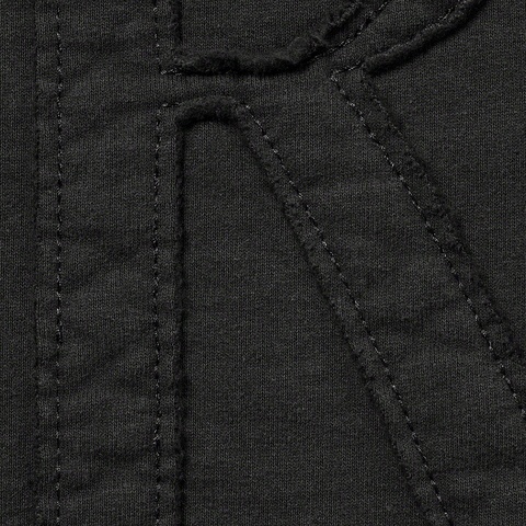 Supreme Tonal Appliqué Crewneck - Black