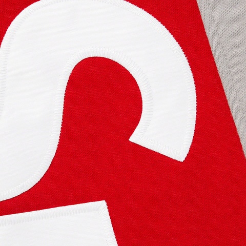 Supreme Cropped Panels Hooded Sweatshirt - Grey