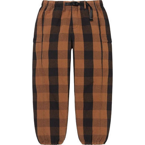 Supreme Belted Trail Pant - Brown Plaid
