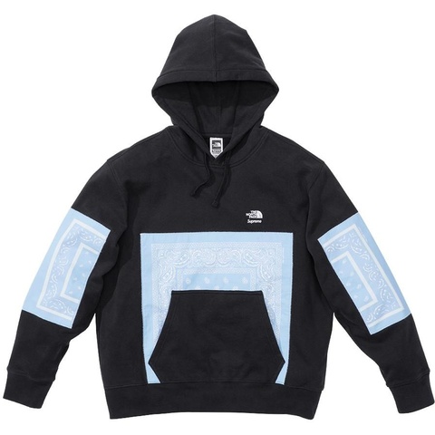 Supreme®/The North Face® Bandana Hooded Sweatshirt - Supreme