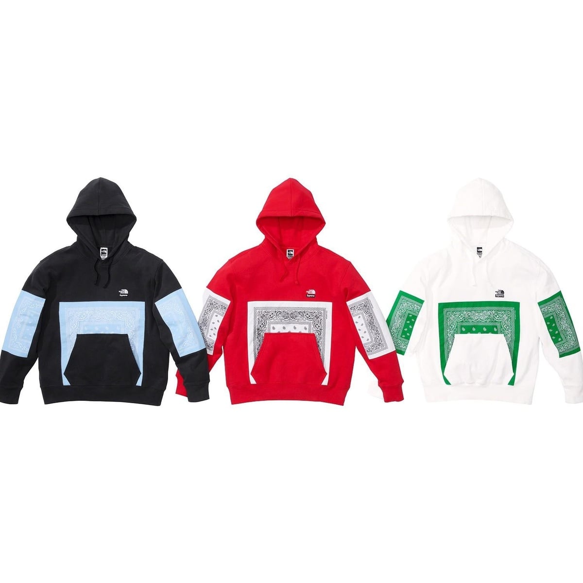 Supreme®/The North Face® Bandana Hooded Sweatshirt - SupremeCommunity