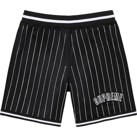 Rhinestone Stripe Basketball Short - Supreme