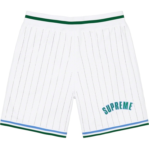 Rhinestone Stripe Basketball Short - Supreme