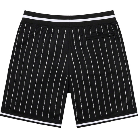 Rhinestone Stripe Basketball Short - Supreme