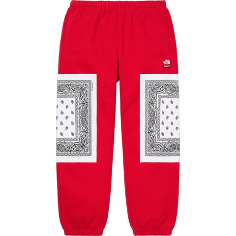 Supreme Supreme®/The North Face® Bandana Sweatpant - Red