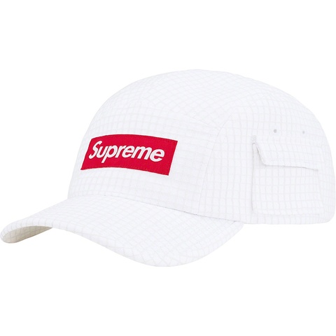 Supreme Denim Ripstop Camp Cap - White