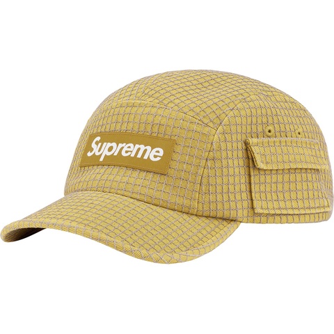 Supreme Denim Ripstop Camp Cap - Yellow