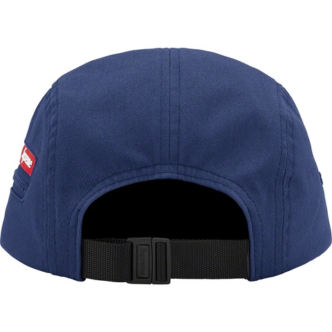 Supreme Zip Pocket Camp Cap - Navy