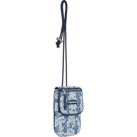 Fat Tip Jacquard Denim Neck Pouch - Supreme