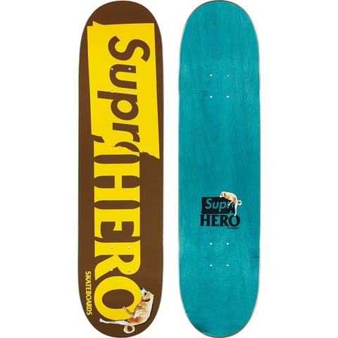 H544\" Supreme ANTIHERO Skateboard デッキ Supreme Antihero Supr-Hero Skateboard Deck Black - SS14 - US